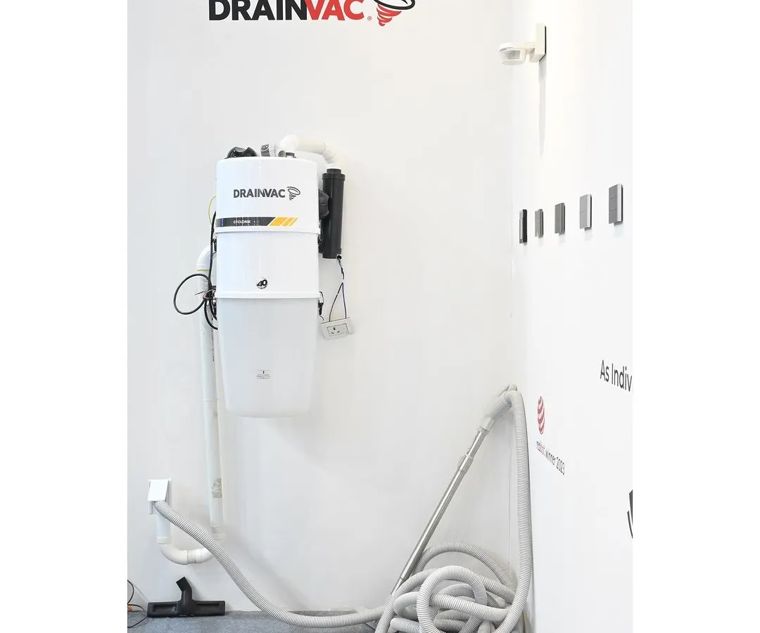 We believe a healthy home starts with clean air. This is a look at our Drainvac central vacuum system, a powerful solution we integrate to completely remove dust, dander, and other allergens from your living spaces, providing significant relief for allergy sufferers.