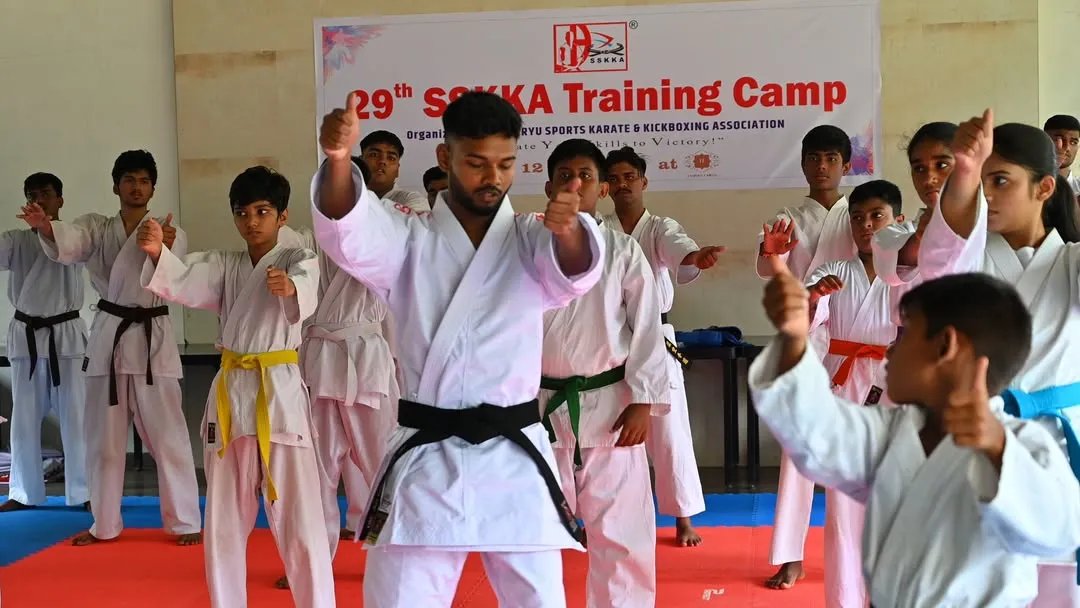 Discipline is the foundation of everything we do. In this Shito Ryu Karate session, I am guiding our students, from young beginners to advanced black belts, through fundamental forms. Notice the focus and unity in their posture.