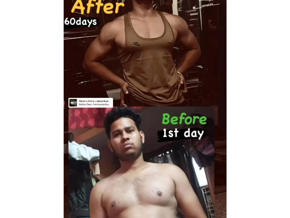 Real results, not just promises. This is a 60-day transformation from one of my dedicated clients, showing what's possible with a consistent workout plan and the right guidance.