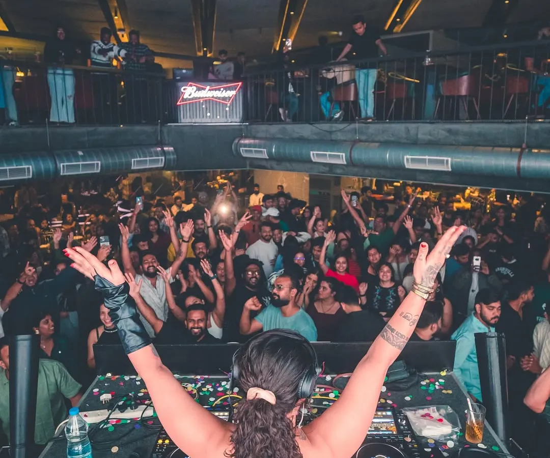 My view from the decks. There's no better feeling than looking out at a packed club, with every single person connected by the music. This is the energy I bring to every performance.