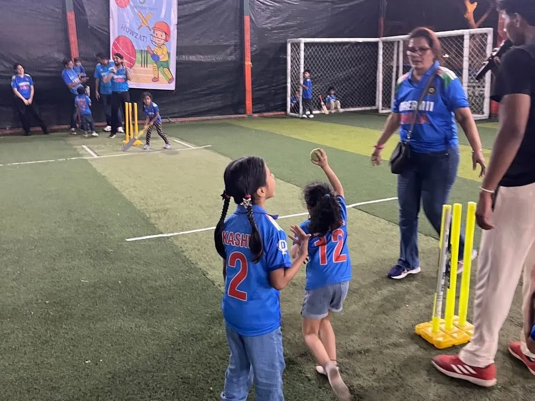 It's not just for the boys! We love seeing our girl squads bring their A-game to our cricket-themed parties. We organize everything, from custom jerseys to kid-friendly matches, so everyone feels like a champion.