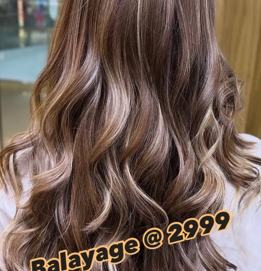 A perfect example of a sun-kissed balayage on Indian hair. I created these natural-looking highlights to add dimension and style, finishing with soft waves to show off the color.