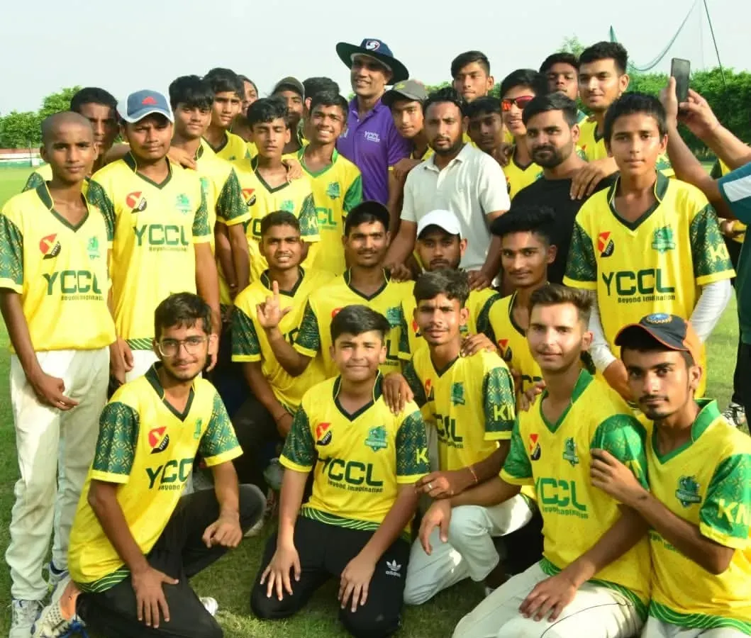 Credibility and guidance from the best. Here I am with our academy players and former India fast bowler Munaf Patel, who mentors our bowlers and oversees trials.