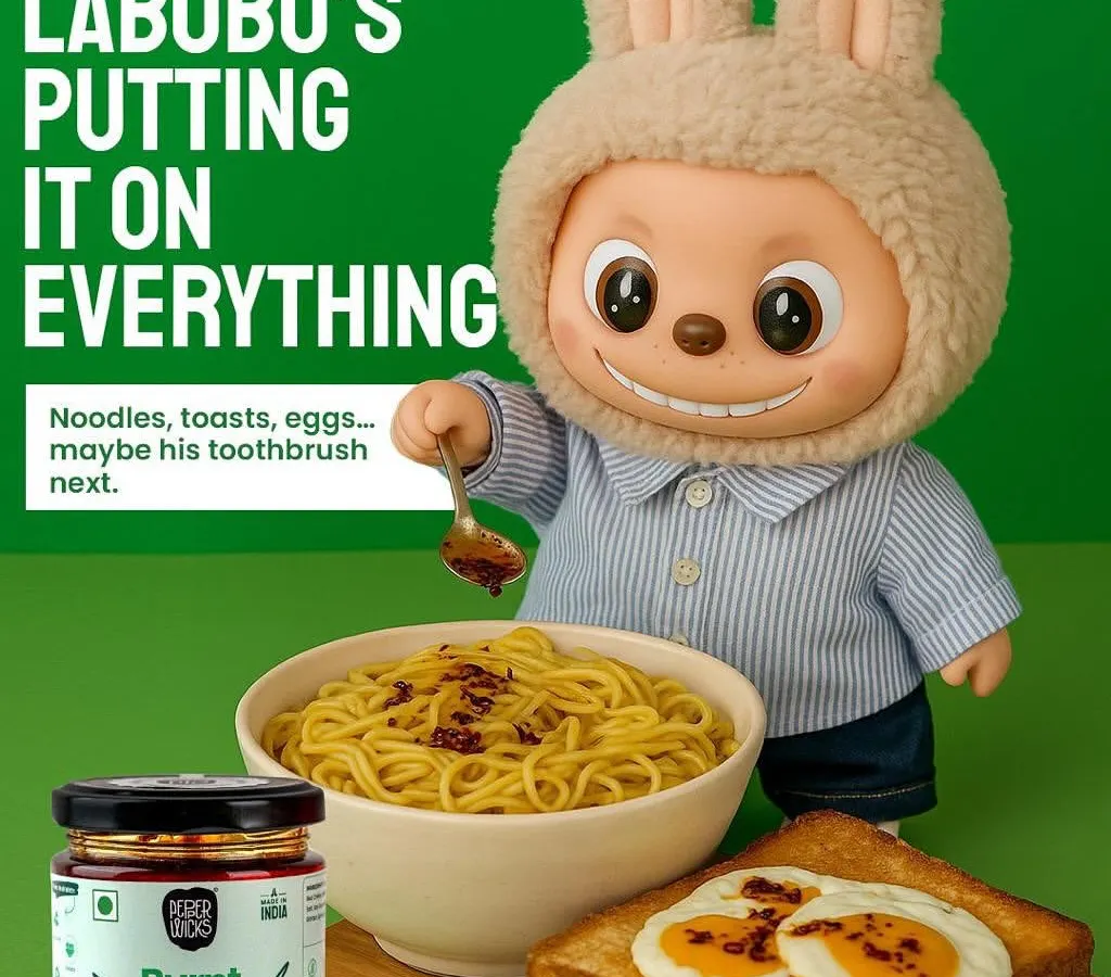We create scroll stopping content by building entire narratives, like this campaign featuring our quirky friend, Labubu. This shows how we use creative styling and character development to make a brand's social media presence truly unique and memorable.