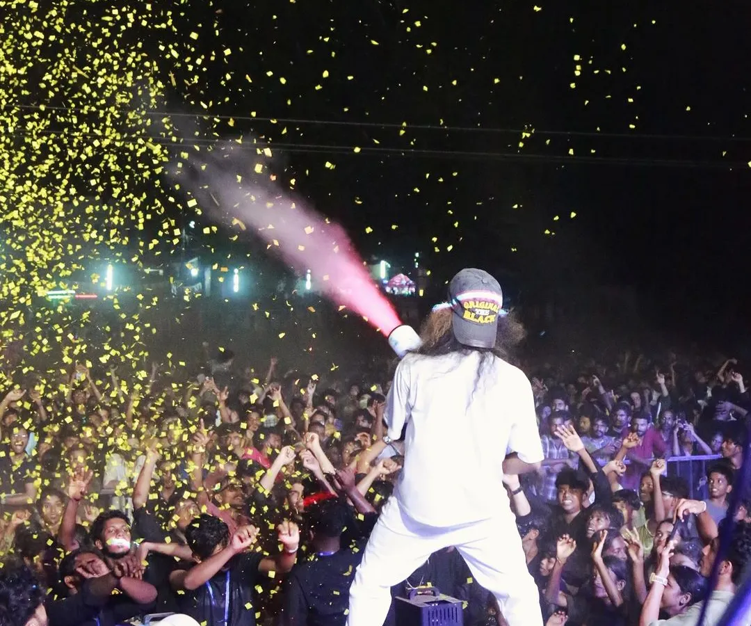 There's no better feeling than this. Firing up the confetti gun and seeing the energy of a massive crowd in front of me. I make sure every show ends with a bang.