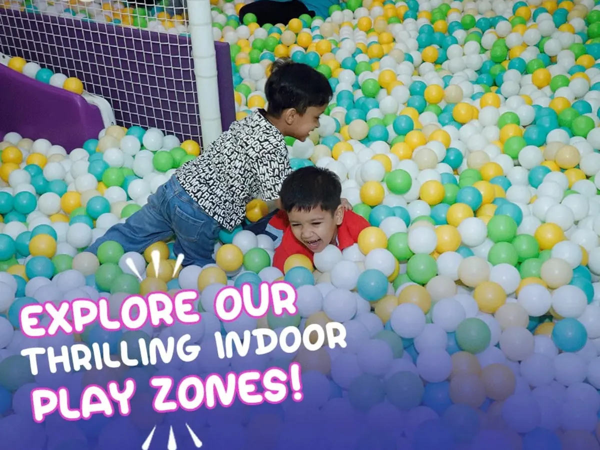 Dive into a world of color and fun in our giant ball pit! It's the perfect spot for kids to jump, play, and let their imaginations run wild in our thrilling indoor soft play zone.