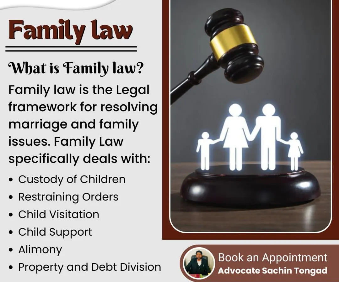 Family law provides the legal framework for resolving sensitive family and marriage issues. I handle a full range of cases, including child custody, alimony, and property division, with professional guidance.