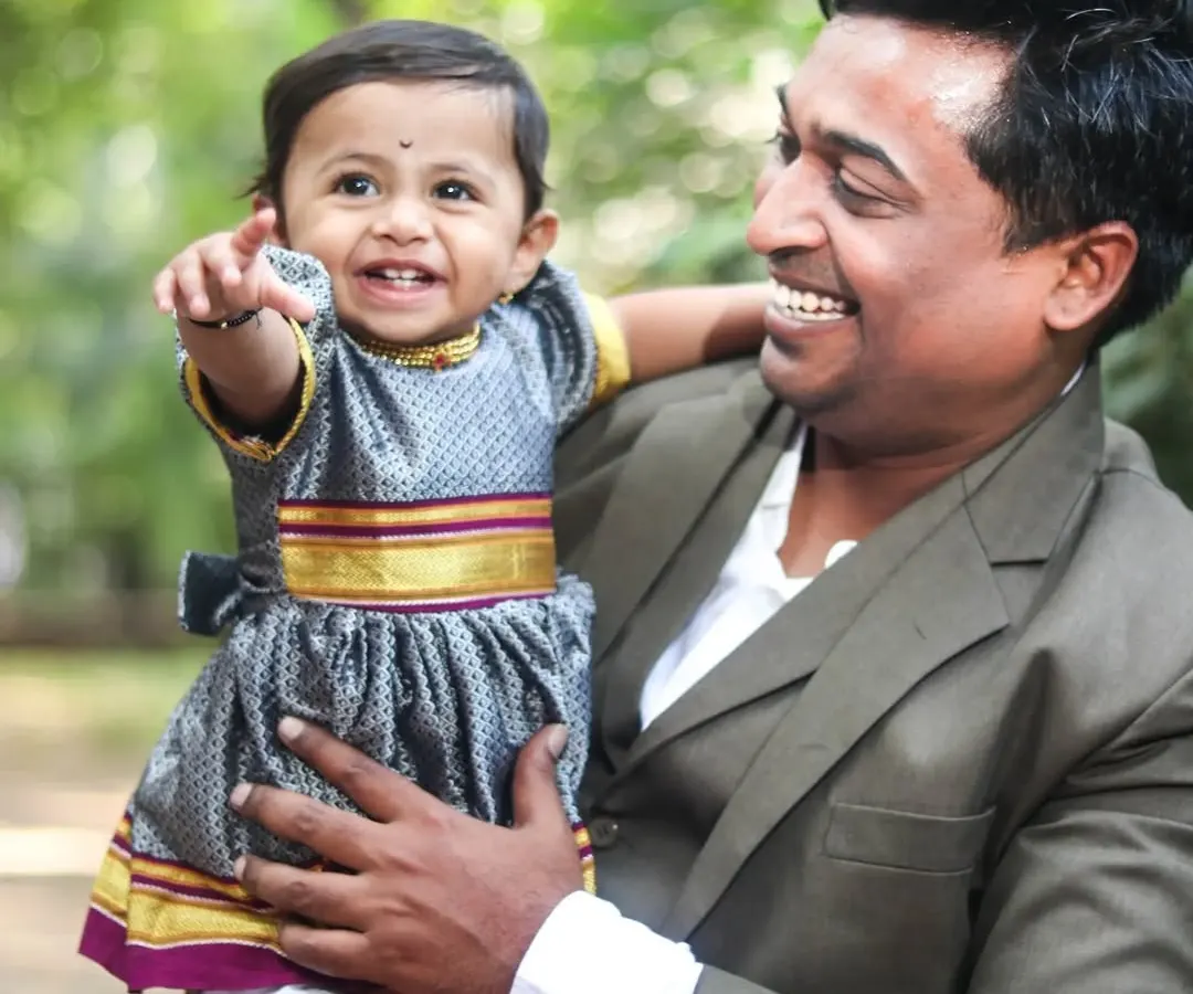 Capturing that special bond between a father and his child. These are the candid, unscripted moments I aim to freeze in time during our family photoshoots in Navi Mumbai.