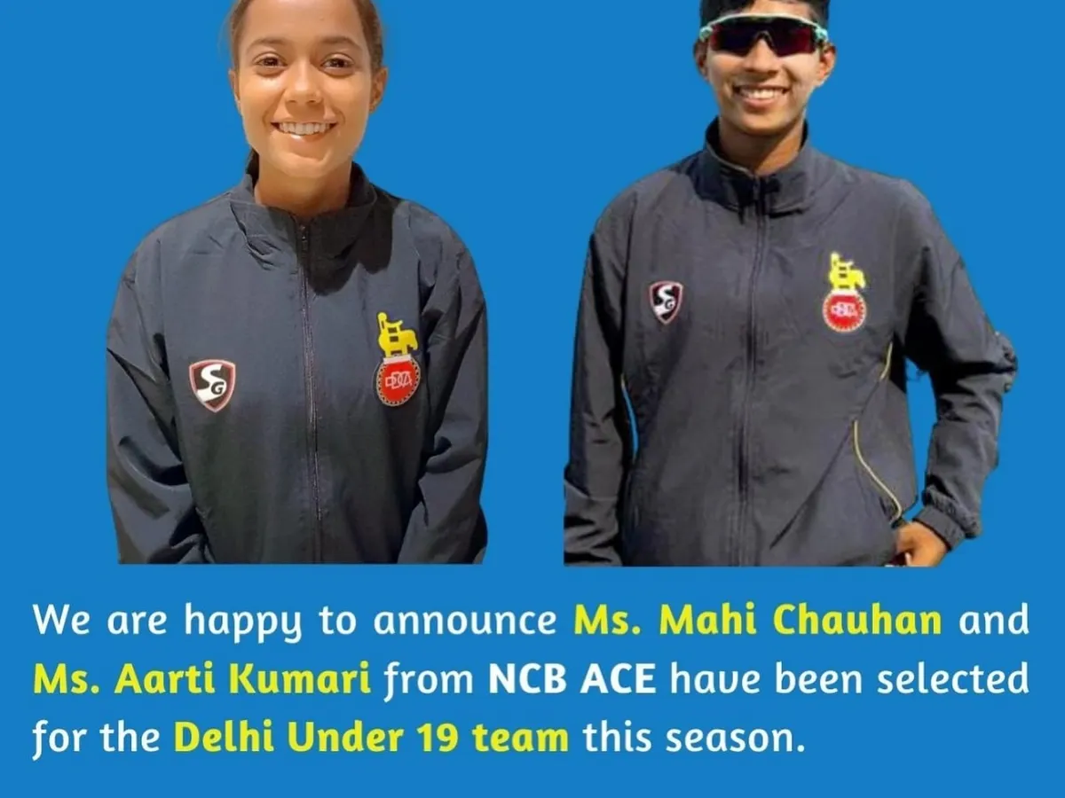 I believe in results, and this is what we work for. We are incredibly proud to announce that our players, Ms. Mahi Chauhan and Ms. Aarti Kumari, were selected for the Delhi Under 19 team. Their success is a testament to our high-performance training program that consistently produces state-level talent.