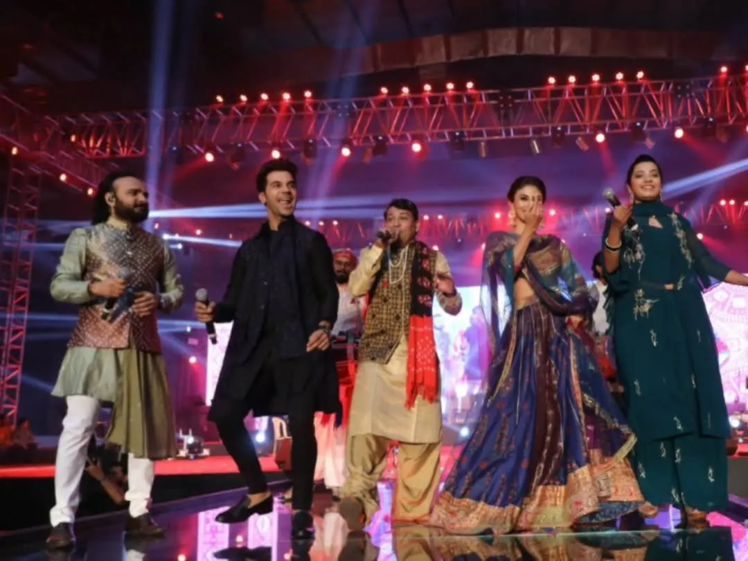 Sharing the stage with incredible talents like Rajkummar Rao, Mouni Roy, and Parthiv Gohil at Rangilo Re is always an honor. I specialize in creating a seamless and engaging experience when hosting with fellow artists and celebrities.