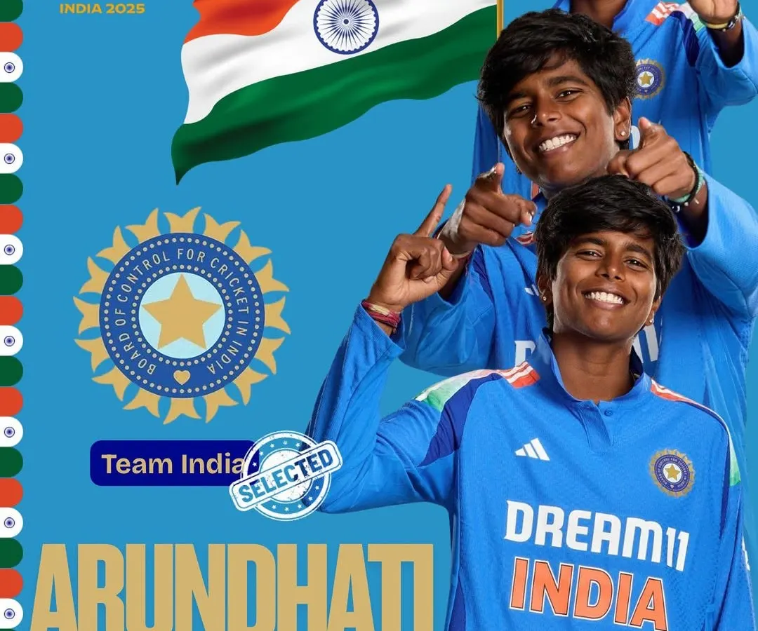 From the academy grounds to the World Cup squad. We are incredibly proud to see Arundhati Reddy selected for Team India to compete on the ultimate stage. This is a testament to her hard work and our shared journey.