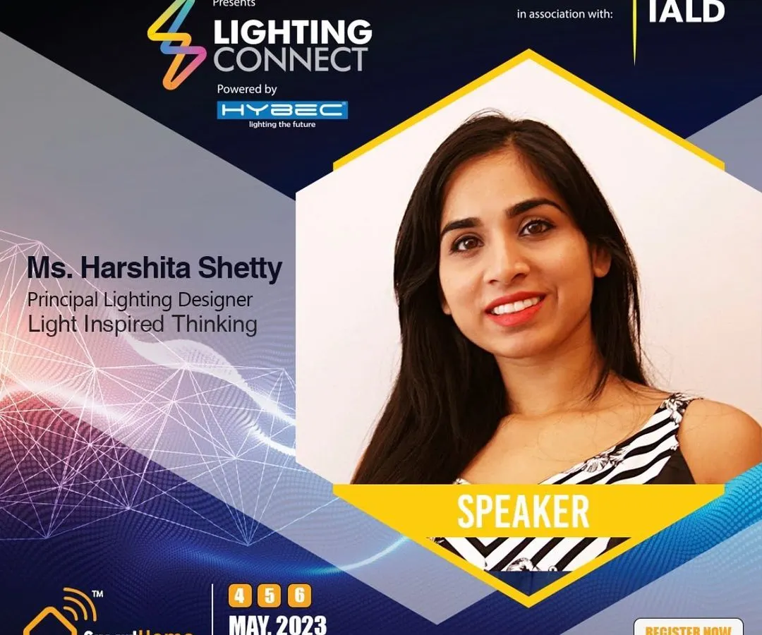 I enjoy sharing my knowledge and passion for lighting at industry events. Here I am featured as a speaker at the SmartHome Expo 2023, where I presented on the topic of "Modulating Space with Light," explaining how lighting can shape our perception of an environment.