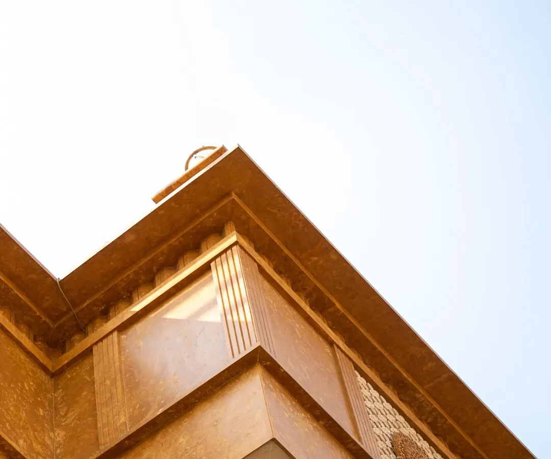 For the Stone Print Villa, we re-engineered traditional Jaisalmer sandstone, blending it with natural binders to enhance its strength for intricate detailing. This corner, catching the light, shows how we can transform a familiar material to create something new, durable, and deeply connected to its heritage.