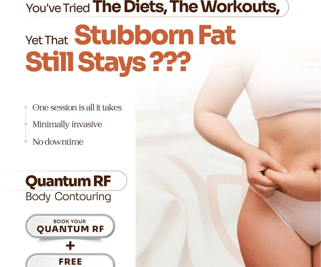 I understand the frustration of having stubborn fat that does not respond to a healthy lifestyle. My Quantum RF Body Contouring treatment is a minimally invasive solution designed to address these specific areas. To help you track your progress, I offer a complimentary STYKU 3D body scan with every Quantum RF consultation at my Oshiwara clinic.
