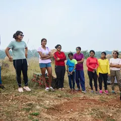 Our amazing women climbers who helped lead the session for the school girls. It's all about sharing our passion and empowering the next generation.