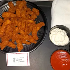 Crispy fish sticks served with an assortment of dips. This is one of our popular appetizers for corporate parties and events.
