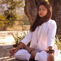 Seated in Padmasana (Lotus Pose), I find a space of deep meditation and connection. This is the state of inner stillness and union that the entire practice of yoga leads us toward.