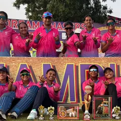 Champions on the road! The team poses after a hard-fought 5-3 series win in Vijayawada. These tours test our adaptability and strengthen our resolve, and we always come out on top.