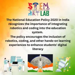 India's National Education Policy 2020 recognizes the importance of integrating robotics and coding into the school system. Our hands-on programs are perfectly aligned with this future-focused vision for education.