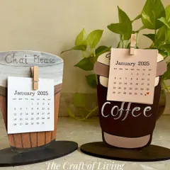 Are you a chai or coffee person? These cute desk calendars are perfect for any beverage lover, adding a fun and personal touch to your desk.