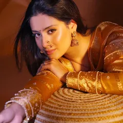 A warm, golden-hour look for Isha Malviya's feature with NDTV Marathi. I used earthy tones and a luminous base to give her a radiant glow that looks both natural and polished for the publication.