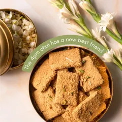 The 4pm chai has a new best friend. My handcrafted Gajak, slow-roasted and nut-rich, is the perfect sweet companion for a hot cup of tea on a cold day.