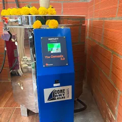 Meet Ember, the heart of my studio. This is my new Cone Art kiln, a modern and reliable machine that ensures every piece is fired perfectly. Having professional equipment like this allows me to achieve consistent results for both student work and my own ceramics.