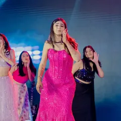 A bridesmaid's dance is a must. This bride wanted a performance that was a perfect blend of drama, fun, and girl gang vibes, and her squad delivered.