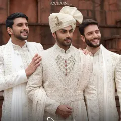 In this commercial shoot for a menswear brand, my focus was on clean and natural male grooming. I enhanced the models' features by evening out skin tone and subtly defining their brows and hair, ensuring they looked polished and confident without appearing made up.