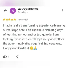 A participant shares his transforming experience after learning Surya Kriya in a three day workshop. It is wonderful to see how these practices create a desire to share the benefits with family and loved ones.