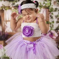 A funny and expressive face from our little model! We love it when babies show off their personalities during the shoot.