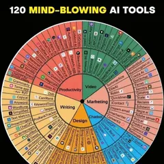This graphic shows the vast landscape of AI tools available today for productivity, writing, and more. In my sessions, I help researchers navigate this landscape to find the right tools for their specific needs, while also discussing the tasks where human creativity and critical thinking remain irreplaceable.