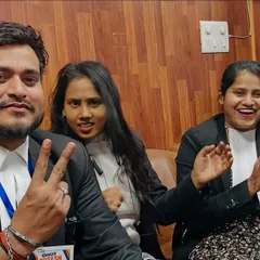 Celebrating a moment during the Bar Association elections. Our collective voice shapes the future of our profession.