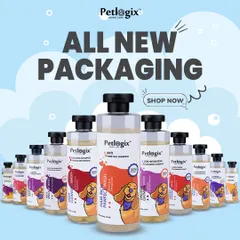 I've put my heart into creating a full range of grooming products, and I'm excited to show off our new packaging. This image showcases the variety of specialty shampoos I offer, from anti-hair fall and deep cleansing to formulas for hydration, all designed to meet your pet's specific needs.