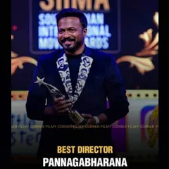 So proud to see Pannaga Bharana win the Best Director award for 'French Biryani' while wearing my custom design. A truly special moment.