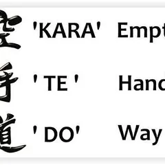 Karate-Do means the "Way of the Empty Hand." This shows that our art is not just about fighting, but a path of self-development that uses the body and mind to overcome challenges without weapons.
