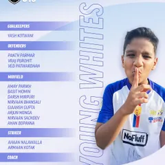 Our U13 Young Whites squad, part of our ecosystem to ensure all players get game time.