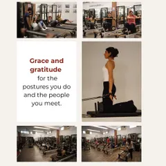 This is what our community looks like. A collage of grace, gratitude, and great postures. It's about the people you meet as much as the moves you do.