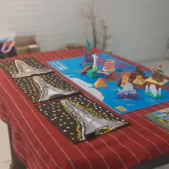 A glimpse of our setup for the 'Wonders of the World' workshop. We use maps, 3D models, and art supplies to create a multi-sensory learning experience.