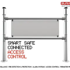Our access control solutions extend to vehicle management. We install automated boom barriers and gates like this one to secure parking lots, residential communities, and corporate campuses, ensuring only authorized vehicles can enter.