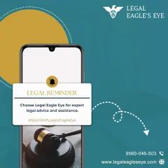 This legal reminder encourages you to choose Legal Eagle's Eye for expert advice and assistance. When legal matters arise, starting with the right law firm is key to ensuring your peace of mind.