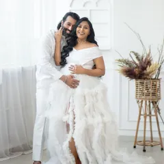 A classic portrait that celebrates your journey together, with soft, natural light creating a dreamy and timeless feel.