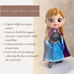 In my hands-on figurine classes, you will learn everything you need to create stable, beautiful characters. We cover everything from internal support structures and body proportions to the fine art of adding color and makeup.