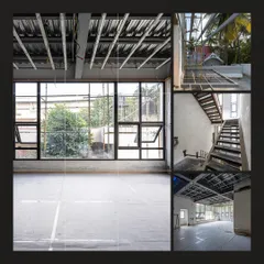 Blending history with innovation. This collage documents the construction of our Aurohouse project, showing how a new structure rises above a 55-year-old house, fusing past and present.
