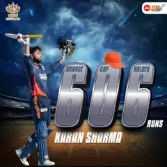 Runs on the board are the only currency that matters. Karan Sharma, with 606 runs, became the Orange Cap holder, proving that consistent performance is key.