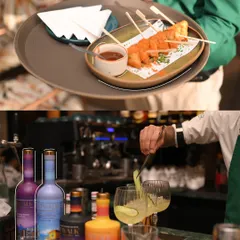 Exquisite bites and artisanal non-alcoholic cocktails were part of the experience at our Asper pop-up, perfectly complementing an evening of luxury and style.
