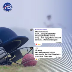 It brings us immense joy to hear that our junior matches are well-executed and that the kids had a great time. Thank you to the parents for their continuous support and positive feedback.