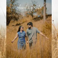 Walking hand-in-hand through a field of golden grass, this is what a relaxed, candid couple photography session looks like. We want you to feel comfortable and just enjoy the moment together.