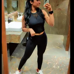 A post-workout selfie feeling grateful for the person I've become. The gym is where I build not just muscle, but also self-love and pride in my journey.
