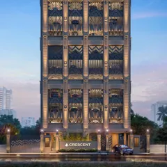 This is Crescent Park 9, a 20-story residential icon in Bandra. My design fuses timeless Art Deco elegance with contemporary sophistication, creating a striking facade and lavish interiors for those who appreciate luxury in every detail.